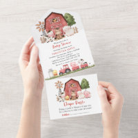 Bauernhoftiere, Süße Tiere, Rote Scheune, Babypart