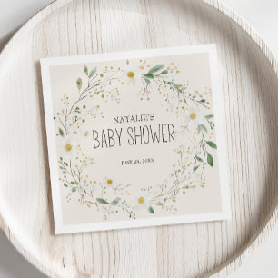 Bauernhoftiere Wiesenfreunde Baby Shower Serviette