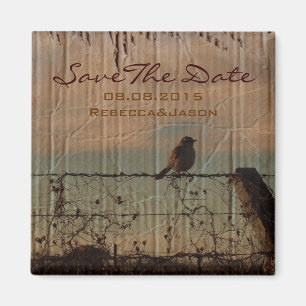 Bauernhofzaunvogel-Westernscheune, die Save the Magnet
