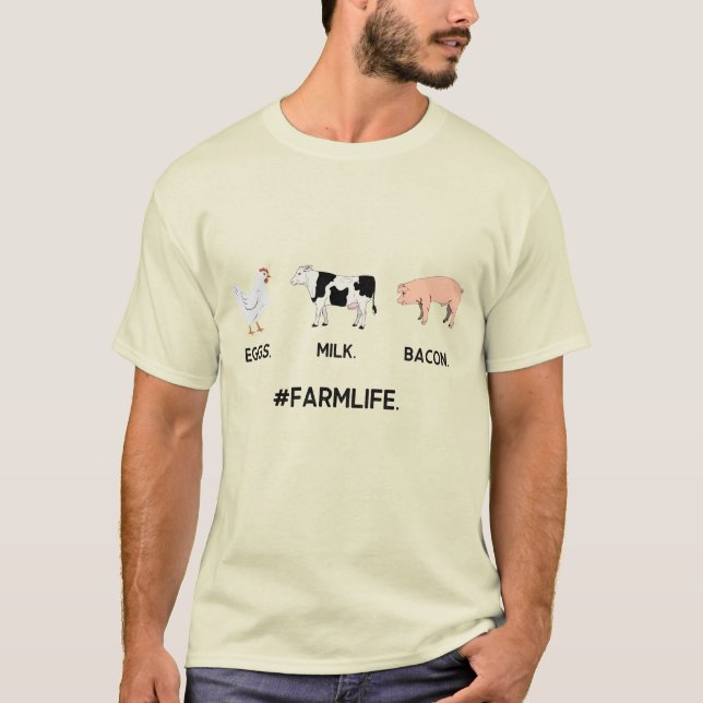 Bauernleben T-Shirt (Vorderseite)