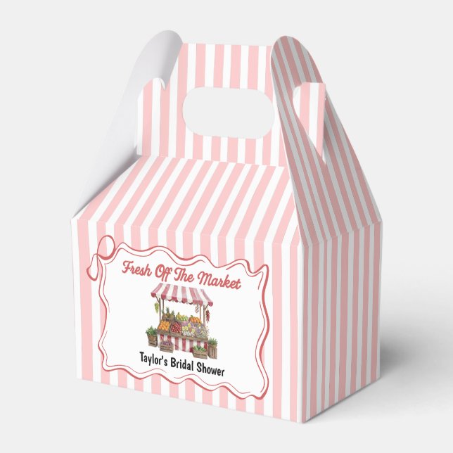 Bauernmarkt-Junggesellinnenabschied  Geschenkschachtel (Vorderseite)