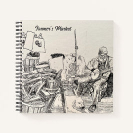 Bauernmarkt Ledger Notizbuch