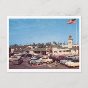 Bauernmarkt, Oldtimer, Los Angeles Vintage Postkarte