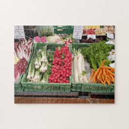 Bauernmarkt Puzzle, 28 cm x 36 cm, 252 Teile Puzzle