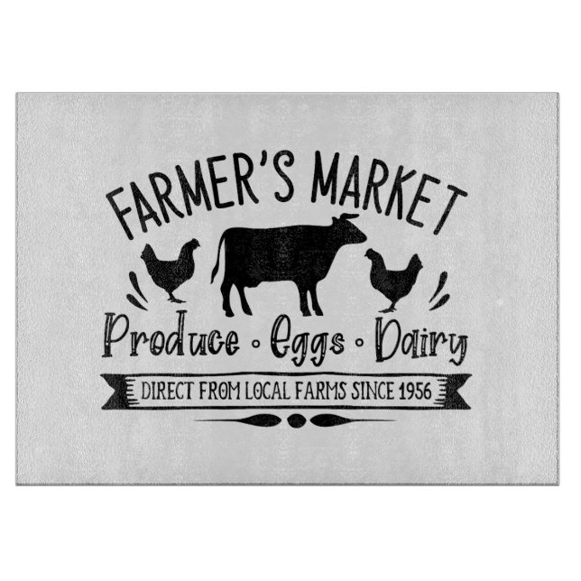 Bauernmarkt Schneidebrett (Vorderseite)