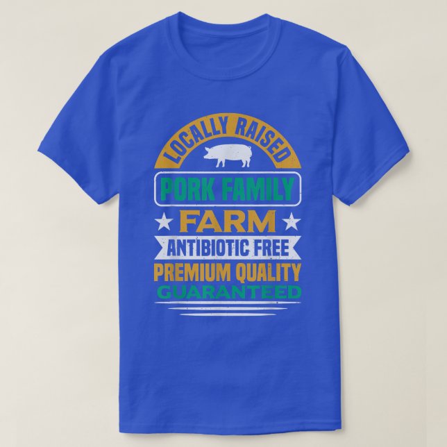 Bauernmarktfamilie Lokale Bauer Bauer T-Shirt (Design vorne)