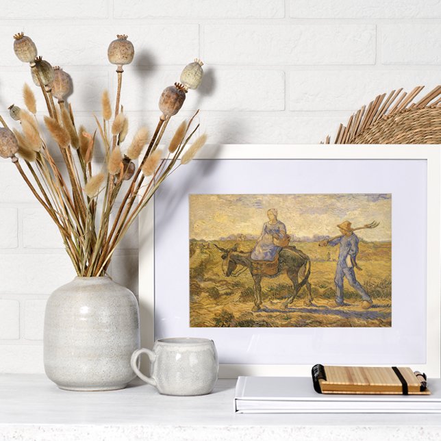 Bauernpaar von Vincent van Gogh zur Arbeit Poster (Von Creator hochgeladen)