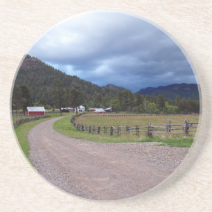 Bauernreihe - Haus Colorado Getränkeuntersetzer