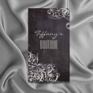 Bauernschalkpappe - französisches Land mit Monogra Visitenkarte