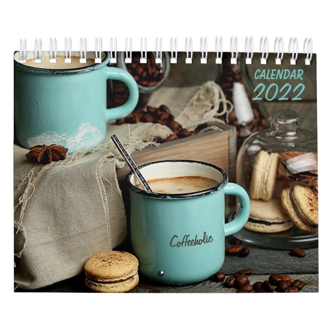 Bauernstil rustikaler Kaffee Zwei Seiten kleiner K Kalender (Titelbild)