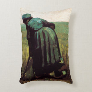 Bauernwoman Digging von Vincent van Gogh Dekokissen