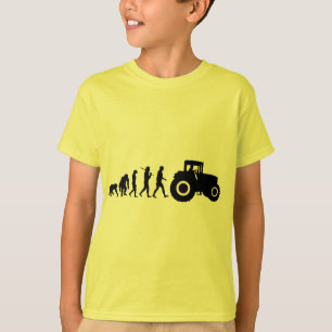 Bauers-Evolution der Landwirtschaft der T-Shirt