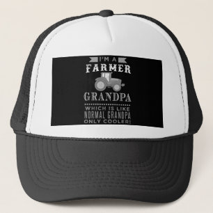Bauers-Großvater, cooler Truckerkappe