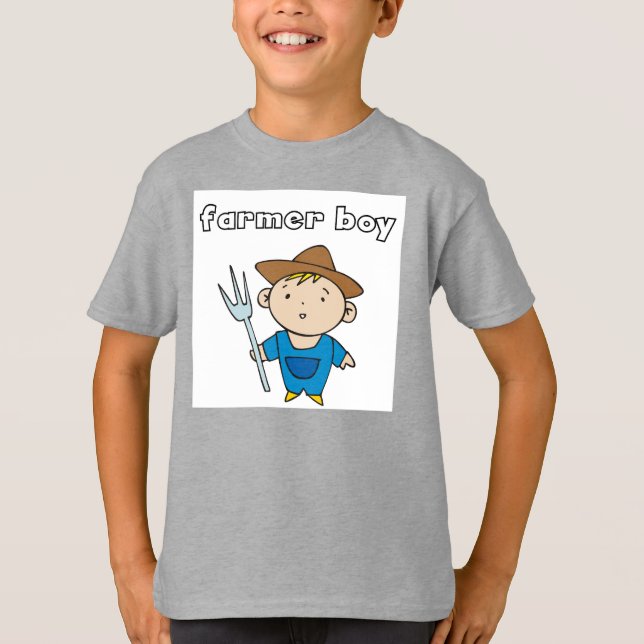 Bauers-Junge T-Shirt (Vorderseite)