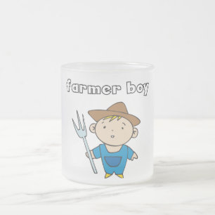 Bauers-Jungen-T-Shirts und Geschenke Mattglastasse