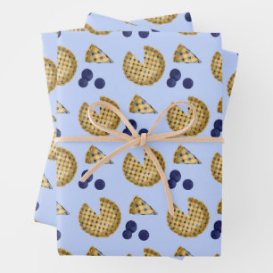 Bauer's Market Blueberry Pie Summer Housewarming Geschenkpapier Set