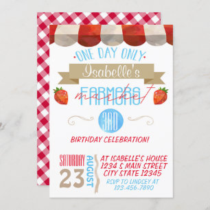 Bauers-Markt-Geburtstag Einladung