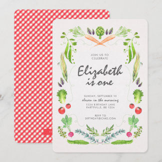 Bauers-Markt-Geburtstags-Einladung Einladung