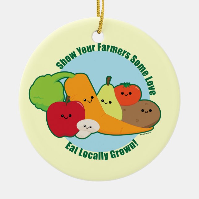 Bauers-Markt Keramik Ornament (Vorne)