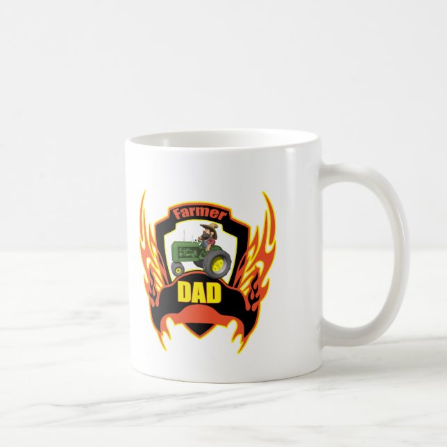 Bauers-Vater-Vatertags-Geschenke Tasse (Rechts)
