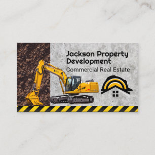Baufahrzeug   Hardhat-Zuhause-Logo Visitenkarte