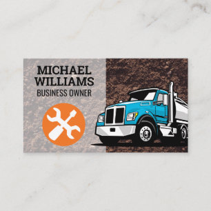 Baufahrzeug   Hardware-Tools-Logo Visitenkarte