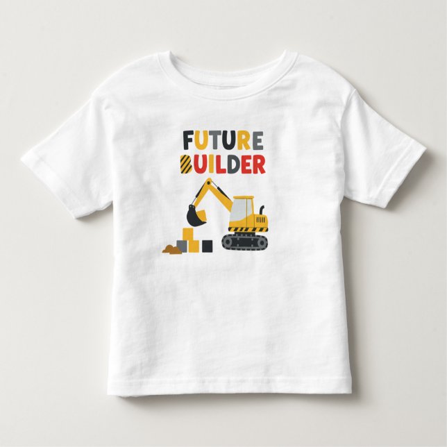 Baufahrzeug Kleinkind T-shirt (Vorderseite)