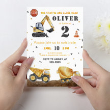 Baufahrzeuge Boy Birthday Party