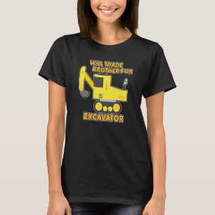 Baufahrzeuge werden für Excav als Brother eingeset T-Shirt