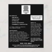 Baufirma Fügen Sie Ihr Logo schwarz hinzu