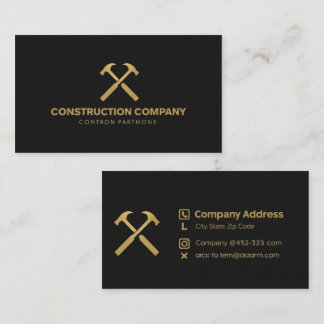 Baufirma | Moderne Visitenkarte