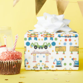 Baugedachte Geschenkpapier