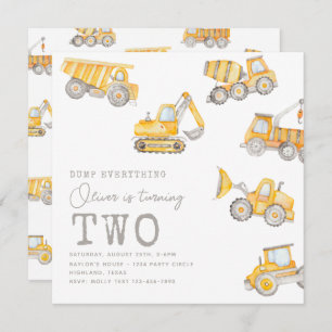 Baugewerbe Einladung zum Geburtstag   Bau