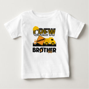 Baugewerbe Geschwister Shirt, Hüftwagen Geburtstag Baby T-shirt