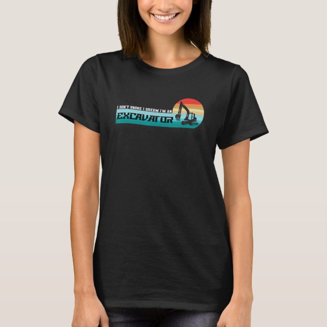 Baugrube Gebäude T-Shirt (Vorderseite)