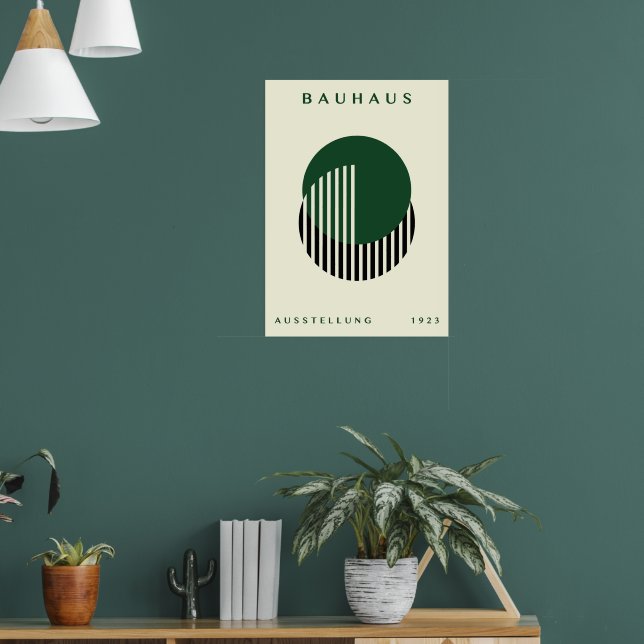 Bauhaus 1923 Geometric Wall Art, Interior design Poster (Wohnzimmer 1)