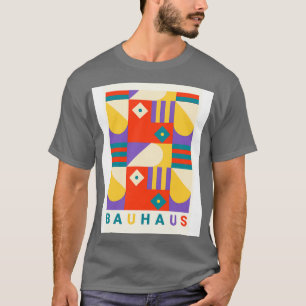 Bauhaus 80er farbige Retro Vintag T-Shirt