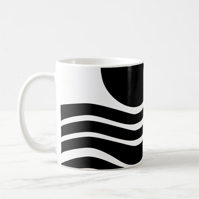 Bauhaus Abstrakt Coffee Tasse (Links)