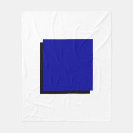 Bauhaus Art Blue Square Fleecedecke