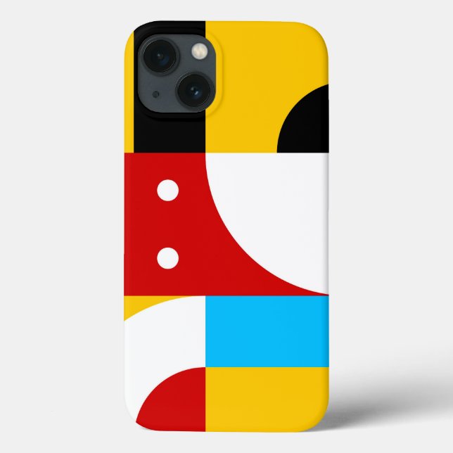 Bauhaus Art Inspiriert Patten Phone Case (Rückseite)