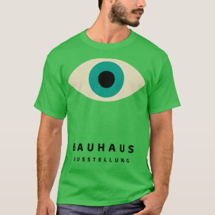 Bauhaus Auge in Türkis T-Shirt