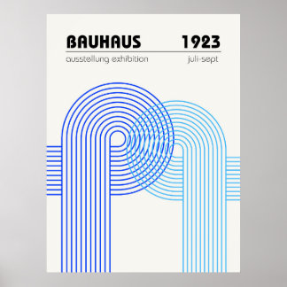Bauhaus-Ausstellungsplakat 1923 Poster
