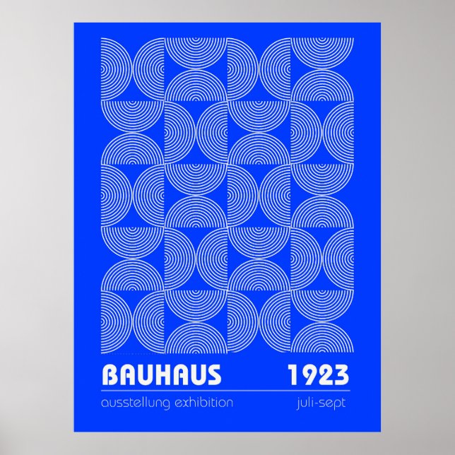 Bauhaus-Ausstellungsposter Abstract 1923 Poster (Vorne)
