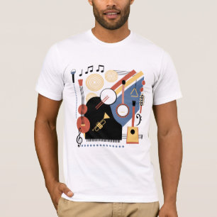 Bauhaus-Band-Musikinstrumente T-Shirt