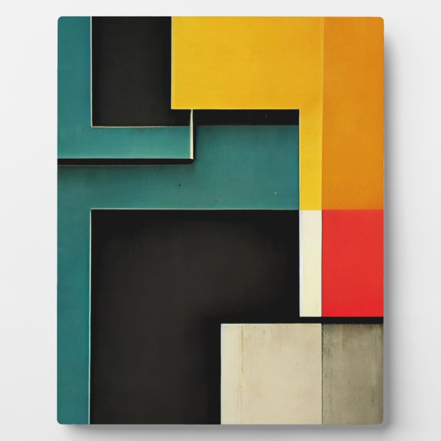 Bauhaus - Bauhaus-Design inspiriert Fotoplatte (Vorderseite)