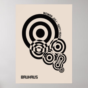 Bauhaus, Bauhaus-Design, modernes Design, geometri Poster