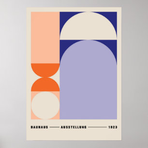 Bauhaus, Bauhaus-Design, modernes Design, geometri Poster
