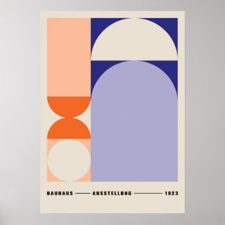 Bauhaus, Bauhaus-Design, modernes Design, geometri Poster