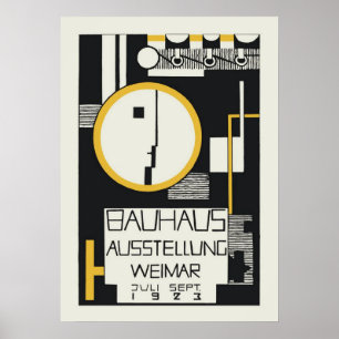 Bauhaus, Bauhaus-Design, modernes Design, geometri Poster
