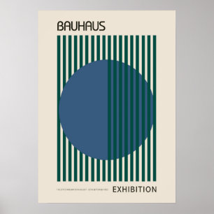Bauhaus, Bauhaus-Design, modernes Design, geometri Poster